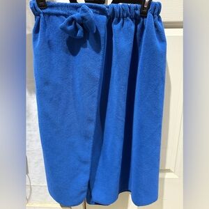 Blue Women's Wrap Towel Skirt